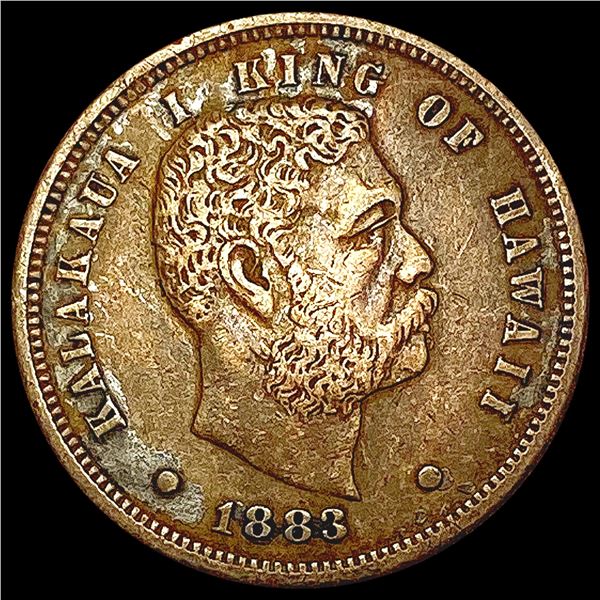1883 Kingdom of Hawaii Dime LIGHTLY CIRCULATED