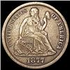 Image 1 : 1877-CC Seated Liberty Dime NEARLY UNCIRCULATED