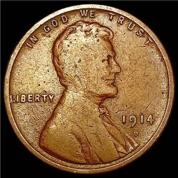 1914-D Wheat Cent NICELY CIRCULATED