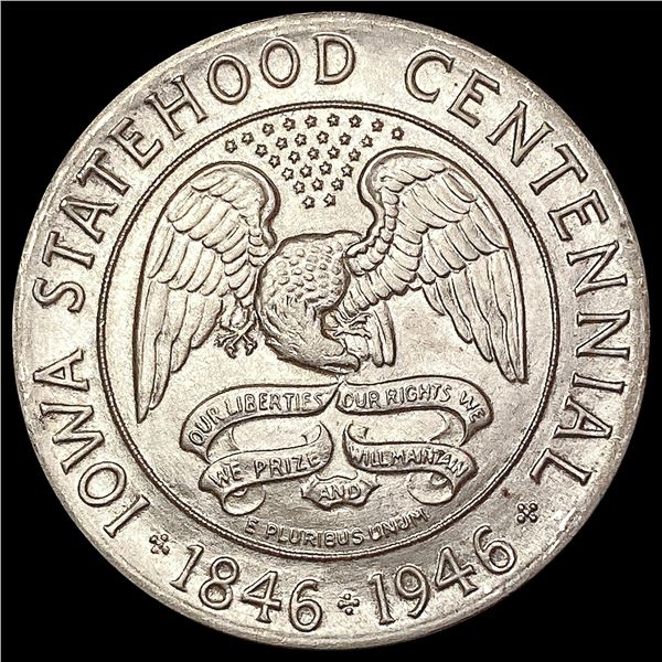 1946 Iowa Half Dollar CHOICE BU