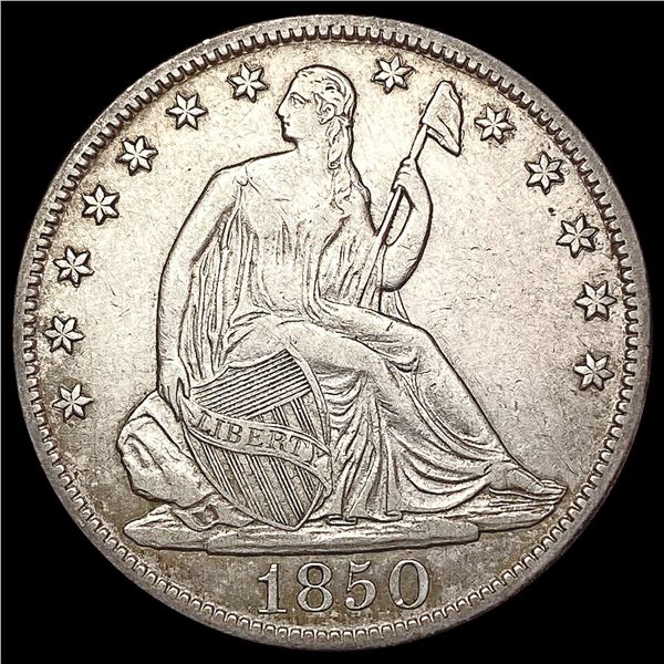 1850-O Seated Liberty Half Dollar CLOSELY UNCIRCULATED