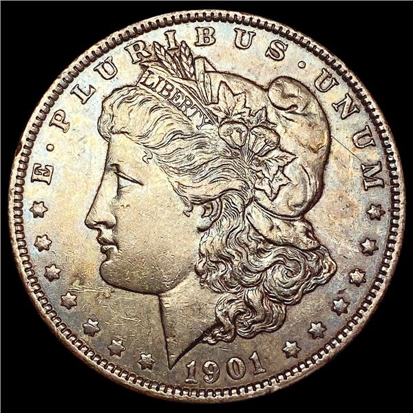 1901 Morgan Silver Dollar CLOSELY UNCIRCULATED