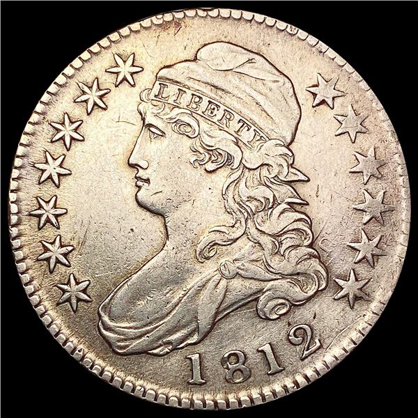 1812 Capped Bust Half Dollar CLOSELY UNCIRCULATED