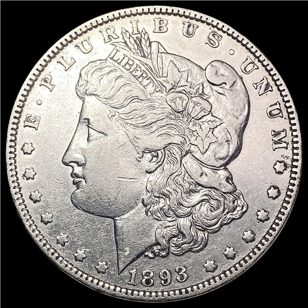 1893 Morgan Silver Dollar CLOSELY UNCIRCULATED