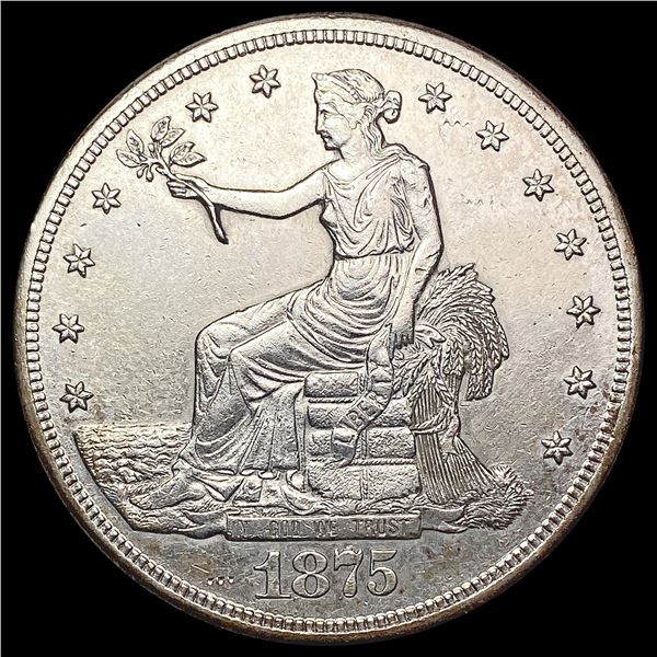 1875-S Silver Trade Dollar UNCIRCULATED