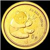2000 1/20 Oz Gold Panda LIGHTLY CIRCULATED