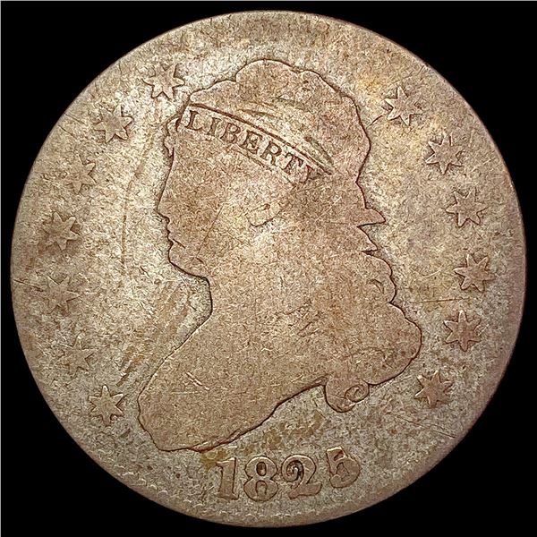 1825 Capped Bust Quarter NICELY CIRCULATED
