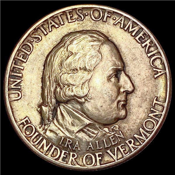1927 Vermont Half Dollar CLOSELY UNCIRCULATED