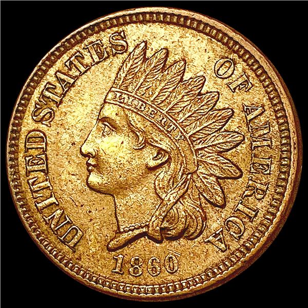 1860 Indian Head Cent CLOSELY UNCIRCULATED