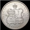 Image 2 : 1883 Kingdom of Hawaii Half Dollar CLOSELY UNCIRCULATED