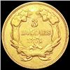 Image 2 : 1874 $3 Gold Piece LIGHTLY CIRCULATED