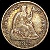 1872 Seated Liberty Half Dime LIGHTLY CIRCULATED