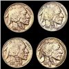 Image 1 : 1936-1938 Buffalo Nickel Set [4 Coins] HIGH GRADE