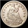 Image 1 : 1854 Arrows Seated Liberty Half Dime CLOSELY UNCIRCULATED