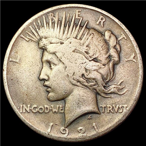1921 Silver Peace Dollar NICELY CIRCULATED