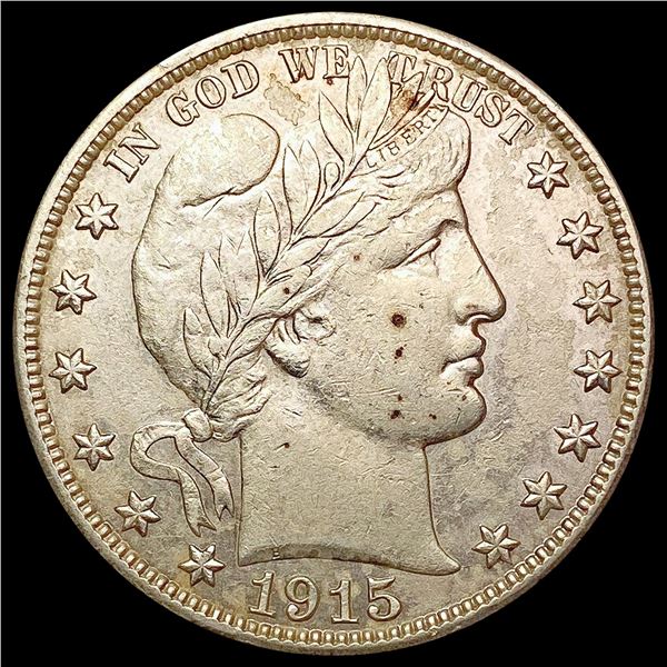 1915-S Barber Half Dollar CHOICE AU