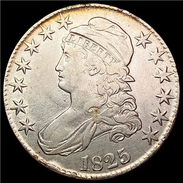 1825 Capped Bust Half Dollar CLOSELY UNCIRCULATED
