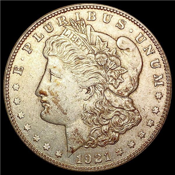 1921 Honest John's Las Vegas Morgan Silver Dollar CHOICE AU
