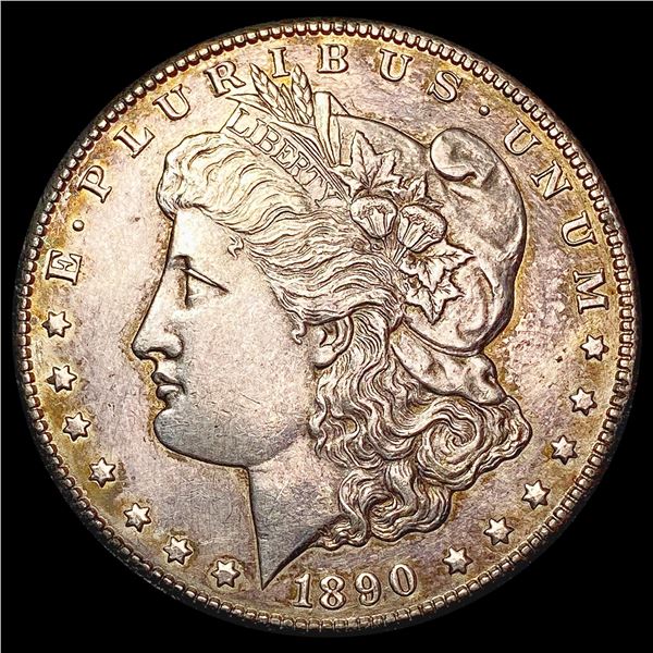 1890-CC Morgan Silver Dollar CLOSELY UNCIRCULATED