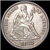 Image 1 : 1872 Seated Liberty Dime CLOSELY UNCIRCULATED