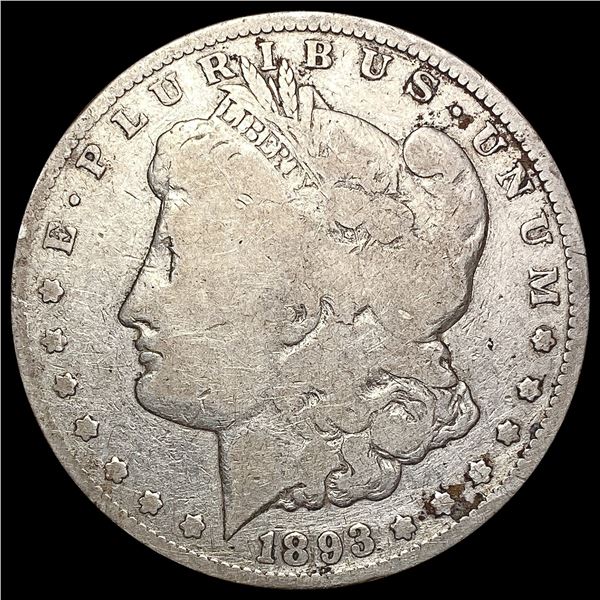1893-CC Morgan Silver Dollar NICELY CIRCULATED