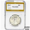 1937 Walking Liberty Half Dollar PGA MS65