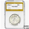 1936-S Walking Liberty Half Dollar PGA MS65