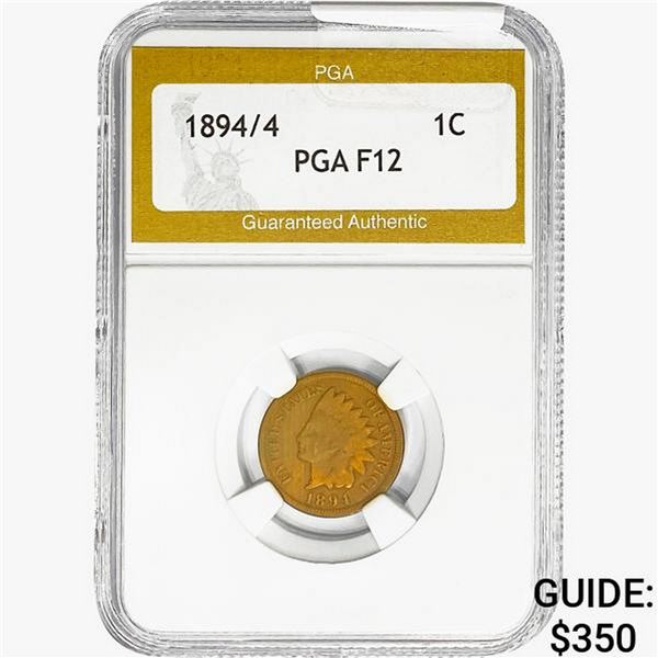 1894/4 Indian Head Cent PGA F12