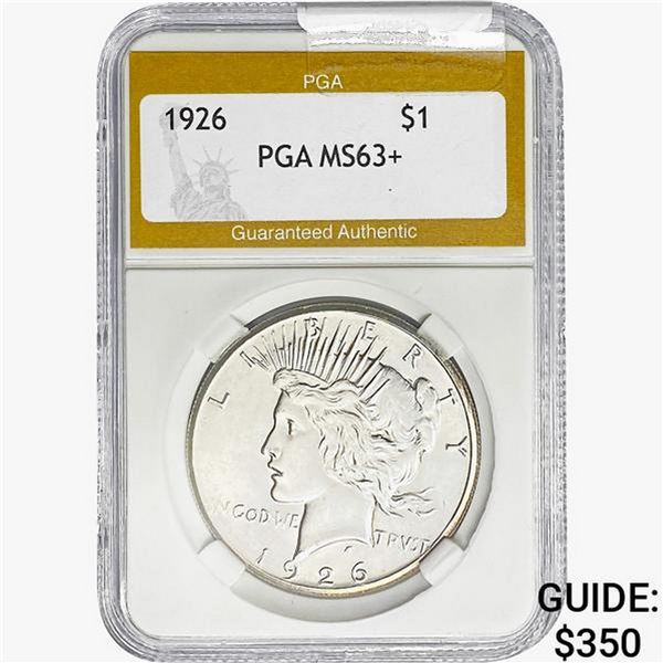 1926 Silver Peace Dollar PGA MS63+