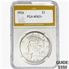 Image 1 : 1926 Silver Peace Dollar PGA MS63+