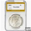 1892 Morgan Silver Dollar PGA MS62