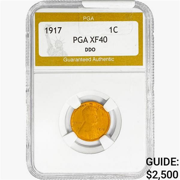 1917 Wheat Cent PGA XF40 DDO