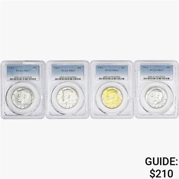 [4] 1964 Kennedy Half Dollar PCGS PR
