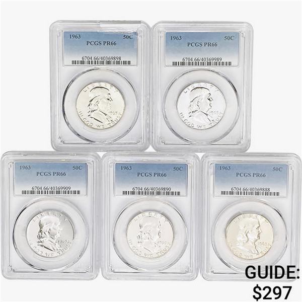 [5] 1963 Kennedy Half Dollar PCGS PR66