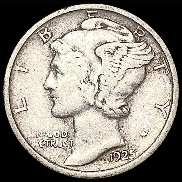 1925-D Mercury Dime NICELY CIRCULATED
