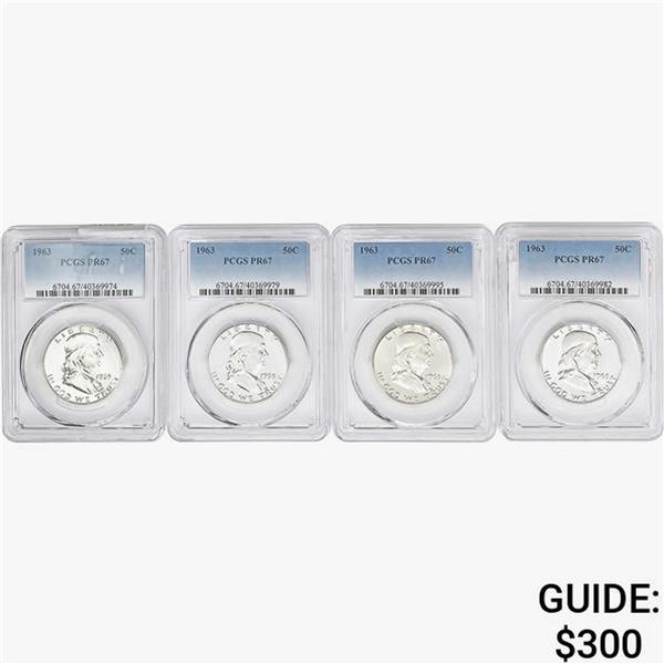 [4] 1963 Kennedy Half Dollar PCGS PR67