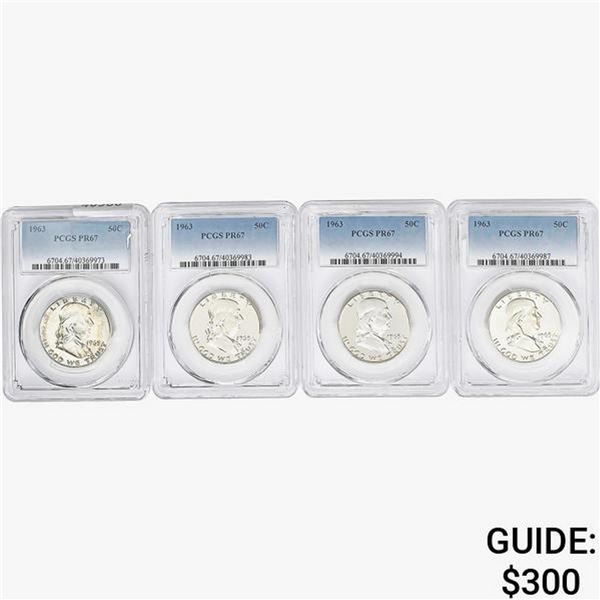 [4] 1963 Kennedy Half Dollar PCGS PR67