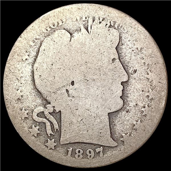 1897-S Barber Half Dollar NICELY CIRCULATED