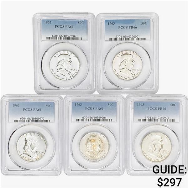 [5] 1963 Kennedy Half Dollar PCGS PR66