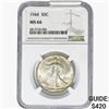 Image 1 : 1944 Walking Liberty Half Dollar NGC MS66