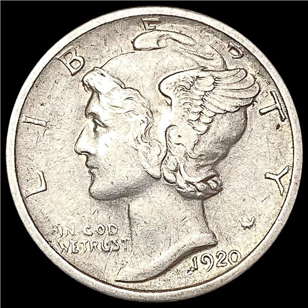 1920-S Mercury Dime CLOSELY UNCIRCULATED