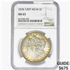 Image 1 : 1878 7/8TF Morgan Silver Dollar NGC MS63 Weak
