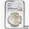 Image 1 : 1886 Morgan Silver Dollar NGC MS66