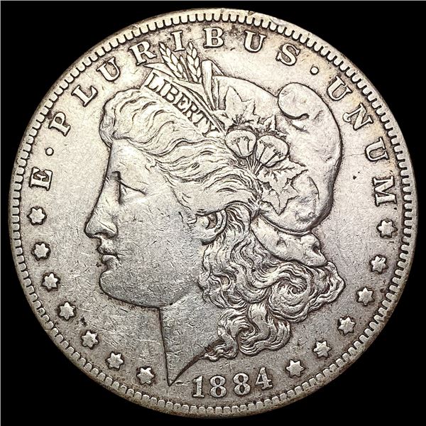 1884-S Morgan Silver Dollar NEARLY UNCIRCULATED