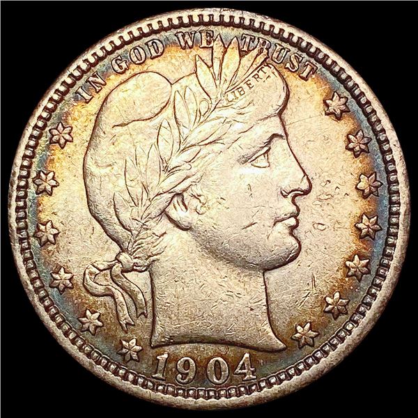 1904 Barber Quarter CLOSELY UNCIRCULATED