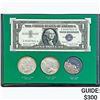 Image 1 : 1885-1968 US Silver Dollars Set [4 Items]