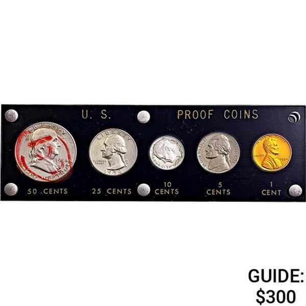1954 US Proof Set [5 Coins]