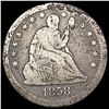 1858-S Seated Liberty Quarter NICELY CIRCULATED