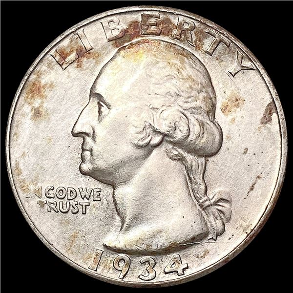 1934-D Washington Silver Quarter UNCIRCULATED
