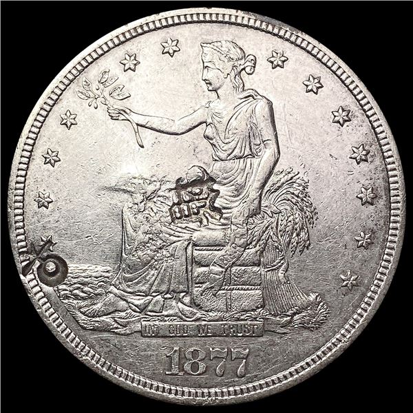 1877-S Silver Trade Dollar CLOSELY UNCIRCULATED